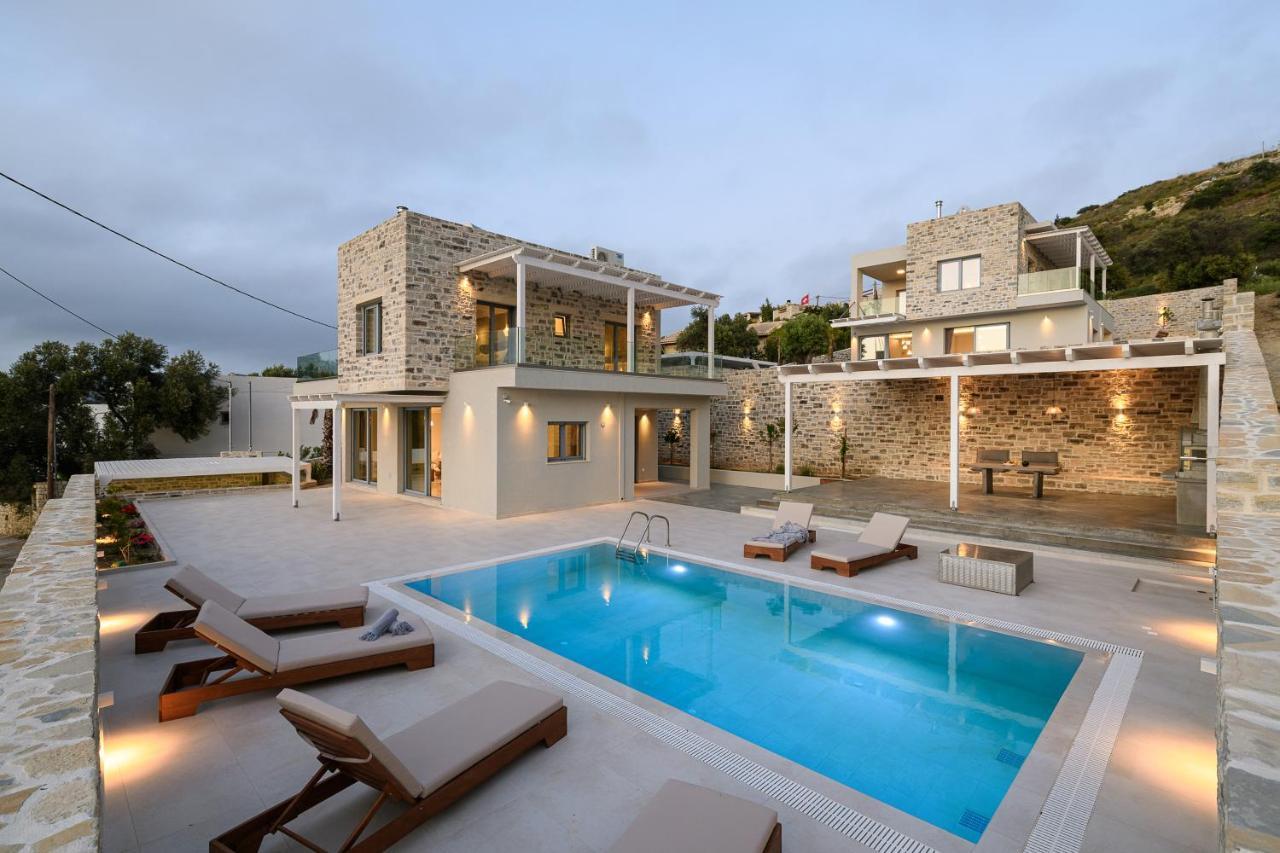 Diamond Dream Villa Kamilari Bagian luar foto